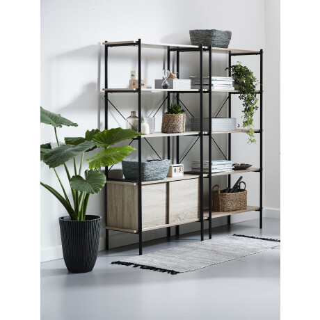 Estanteria Vandborg 5 Est Roble/Negro