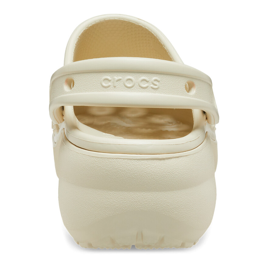 Plataformas Crocs Classic Clog W Mujer Bone