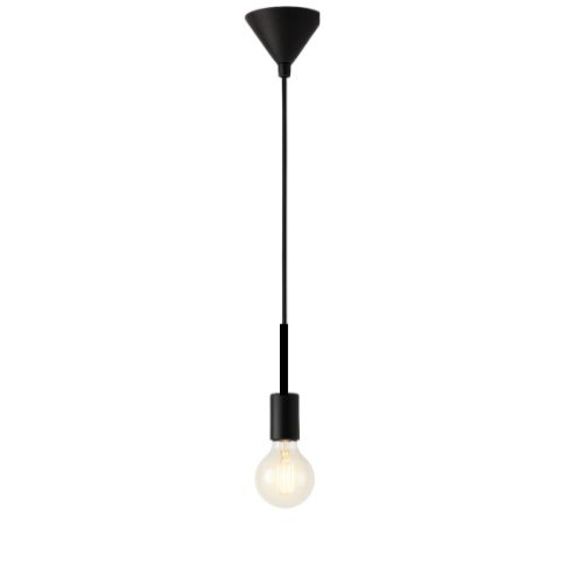 Luminaria Colgante Nur Simple Negra 