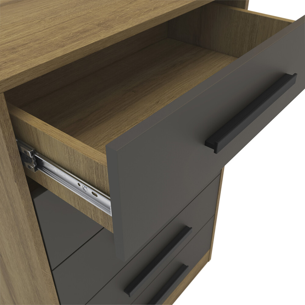 COMODA MODELO ESCOCIA LAMINA COLOR MEL/GRAFITE INTENSO Comoda Modelo Escocia Lamina Color Mel/grafite Intenso