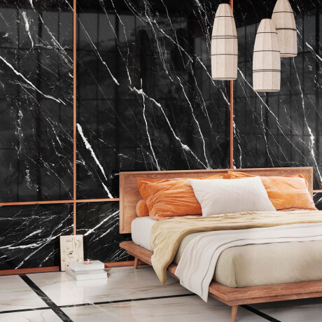 PORCELANATO DE 120X278 NEGRO PULIDO GRANDES FORMATOS RAGNO GAMAS DE NEGRO