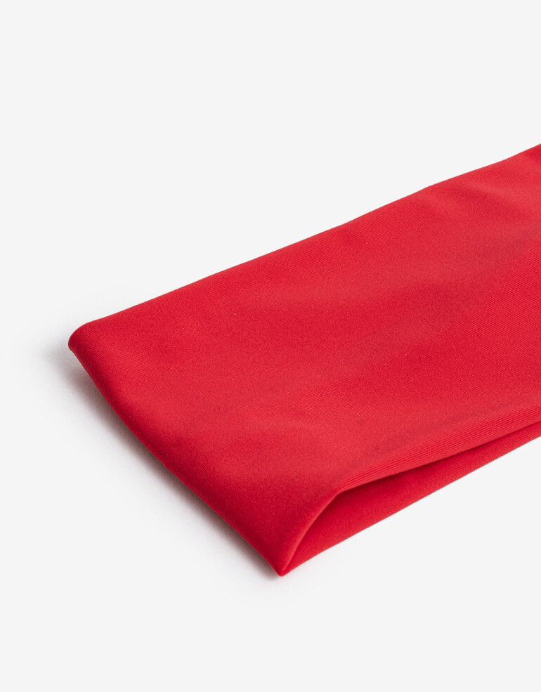 Vinchas Textiles Lisas Vincha Sporty Roja - Rojo Medio
