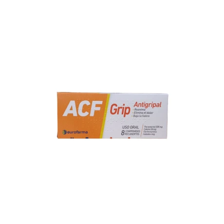 Antigripal Antialérgico ACF Grip x 8 comprimidos 001