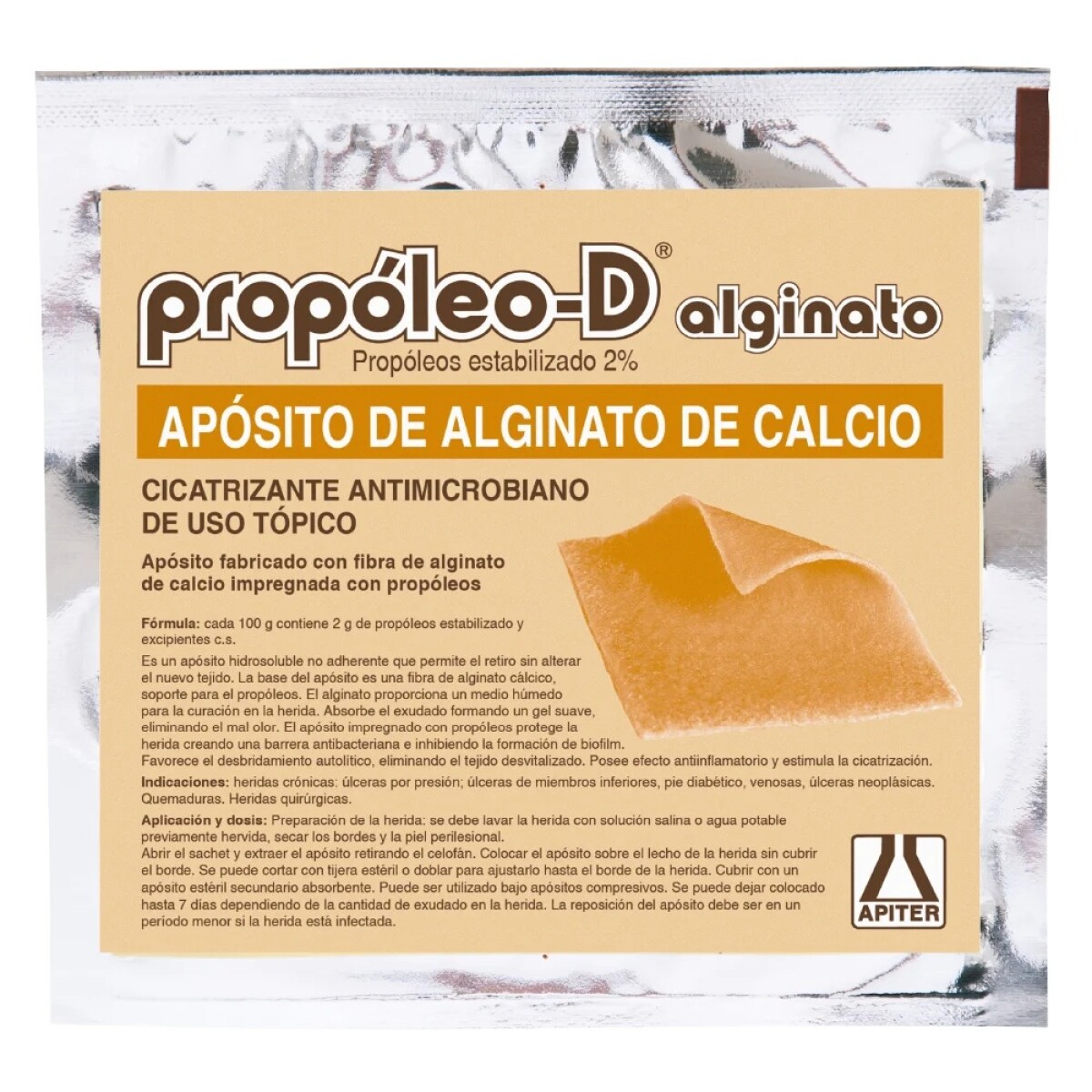 Apósito Propoleo D Alginato 10x10 1 Ud. 