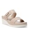 Sandalias de Mujer Lady Confort HAYS con dos tiras Beige