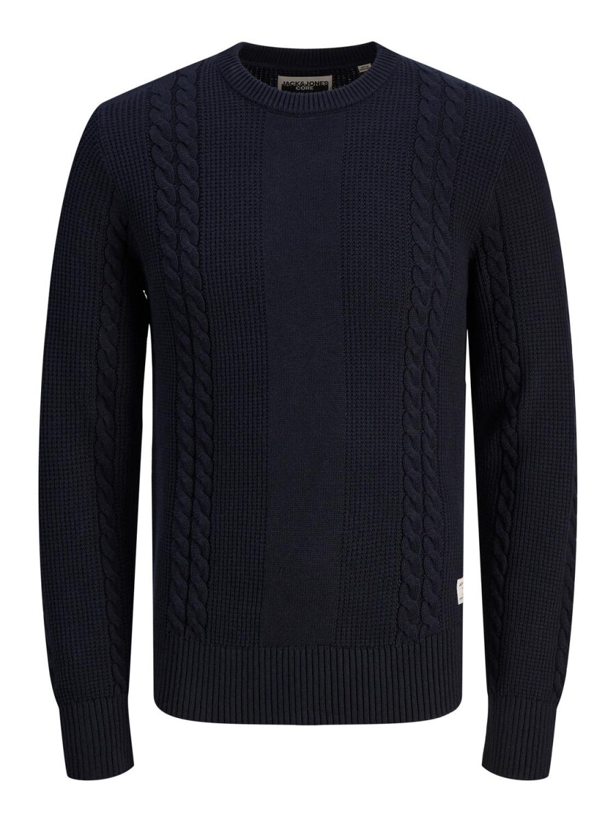 Sweater Grid - Navy Blazer 