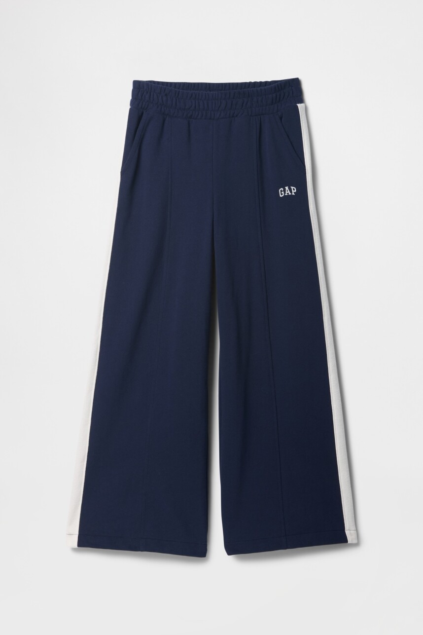 Pantalón Deportivo Logo Gap Sin Felpa Niña Navy Uniform