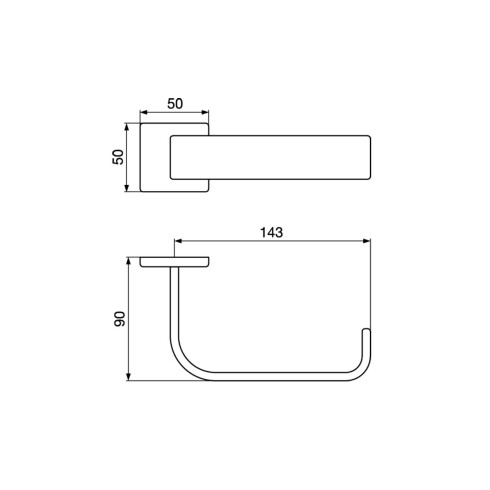 PORTA ROLLO ACCESORIO DE BAÑO METAL J9 FR167 CROMO
