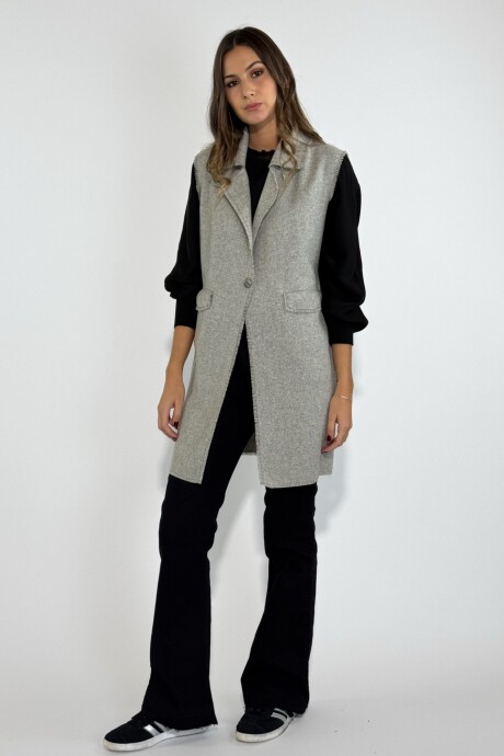 CHALECO MERINA Gris