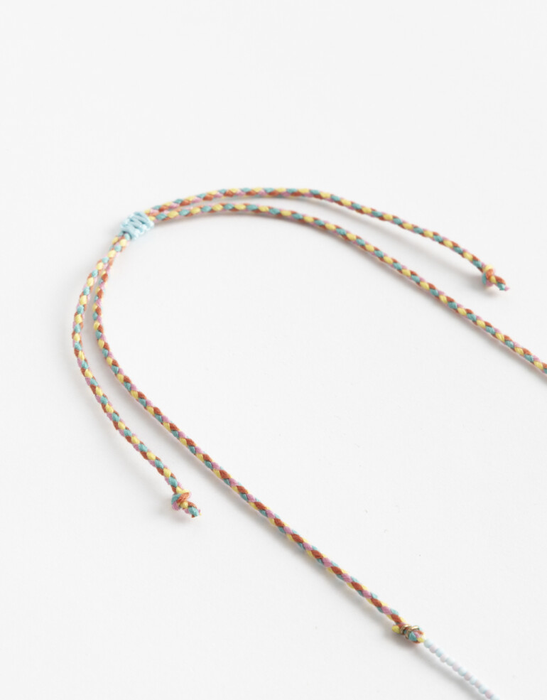 Collares Cortos Canutillos Collar Corto Para Niñas Pajaritos Nácar - Combinacion Multicolor