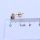 Caravanas oro 18k brillantes y zafiro. Caravanas oro 18k brillantes y zafiro.