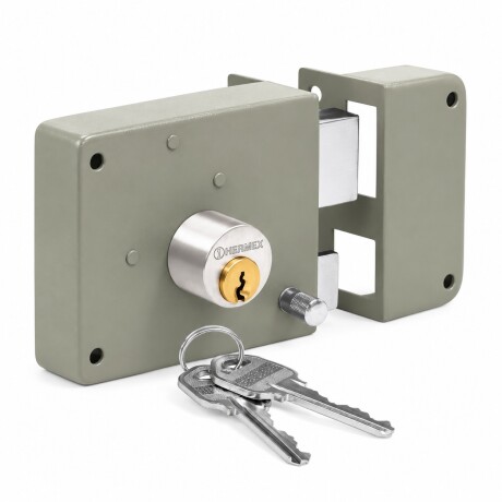 CERRADURA SOBREPUESTO P/PUERTAS IZQ (HASTA.40MM) HERMEX CS-75I N/a