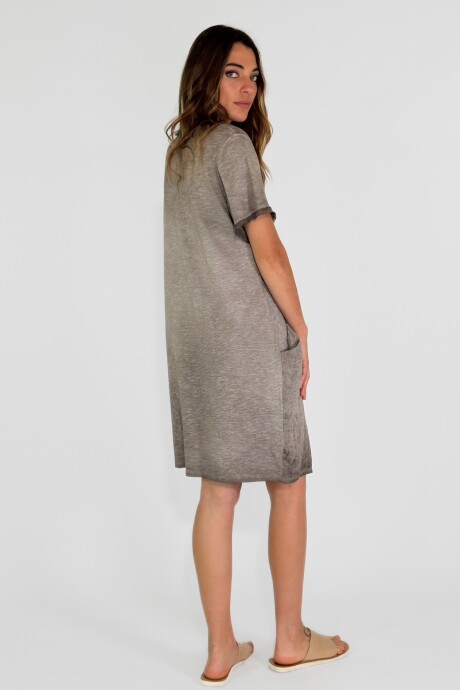 VESTIDO MARTINICA CORTO Vison