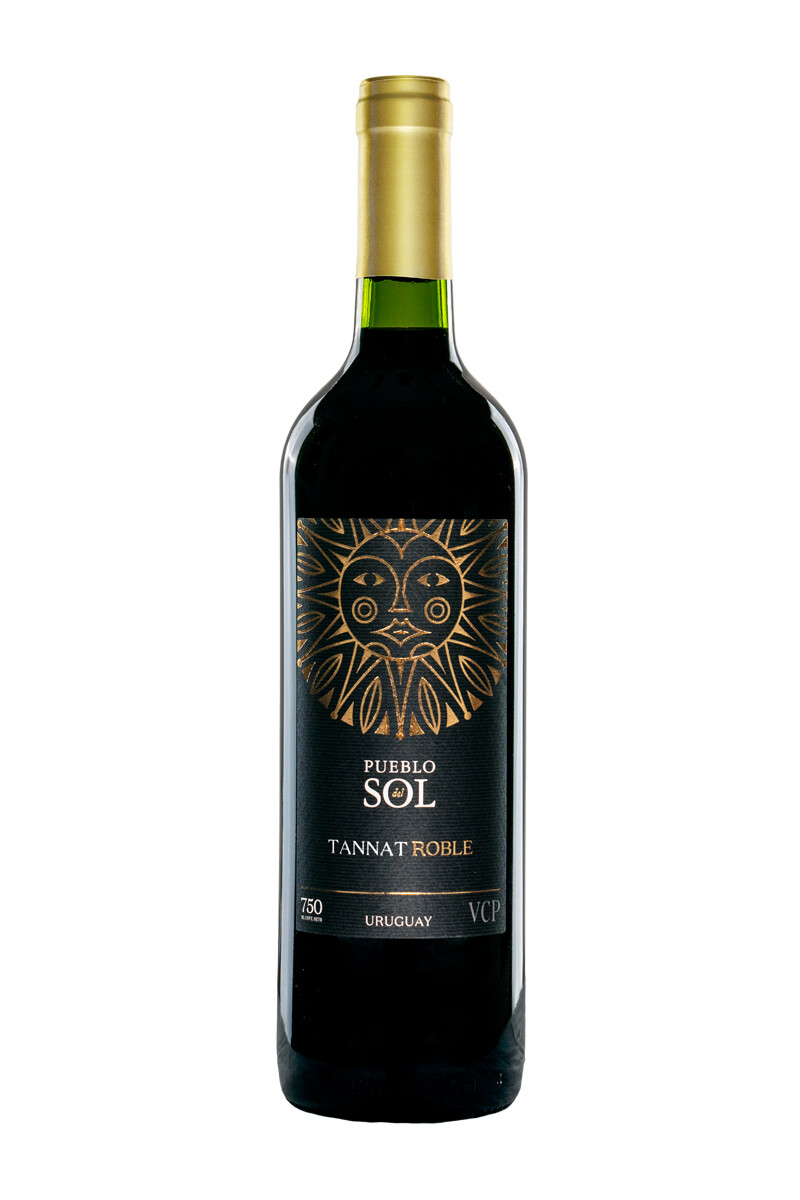 Vino Pueblo Del Sol Roble Tannat 750 ml 