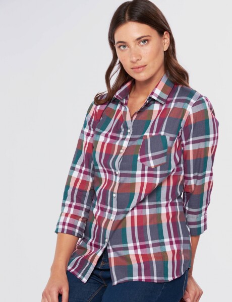 CAMISA A CUADROS Unico