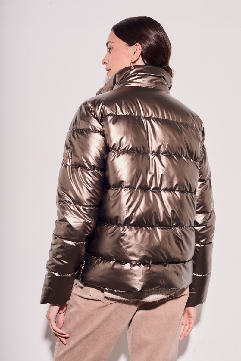 Campera Engomada Water Repellent Cobre