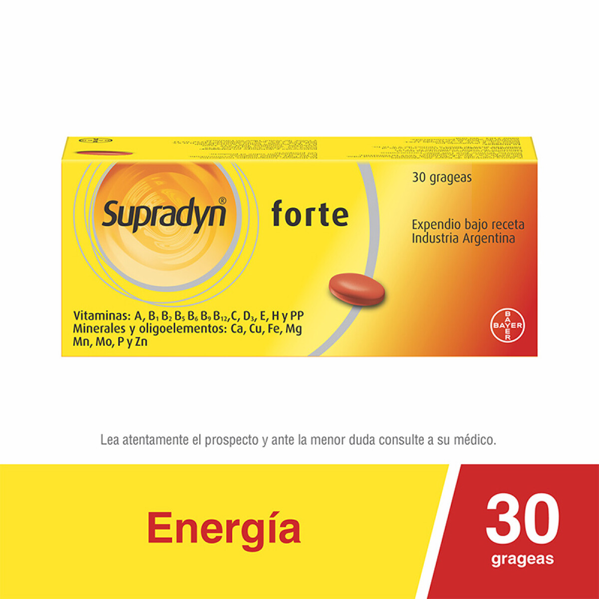 Supradyn Forte 30 grageas 