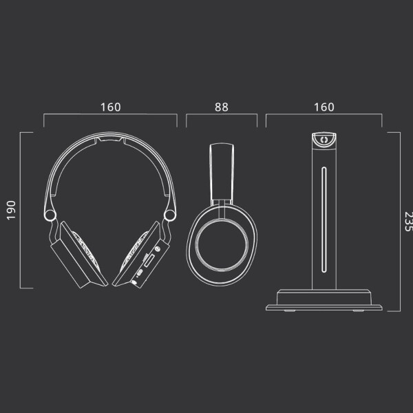 Auricular Muse Para Tv Inalambrico M282 Ctv AURICULARES MUSE M 282CTV PARA TV