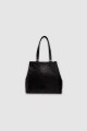 Cartera Regina Reptil Negro