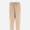 Herno - Pantalón de cintura ajustable con efecto satinado Beige
