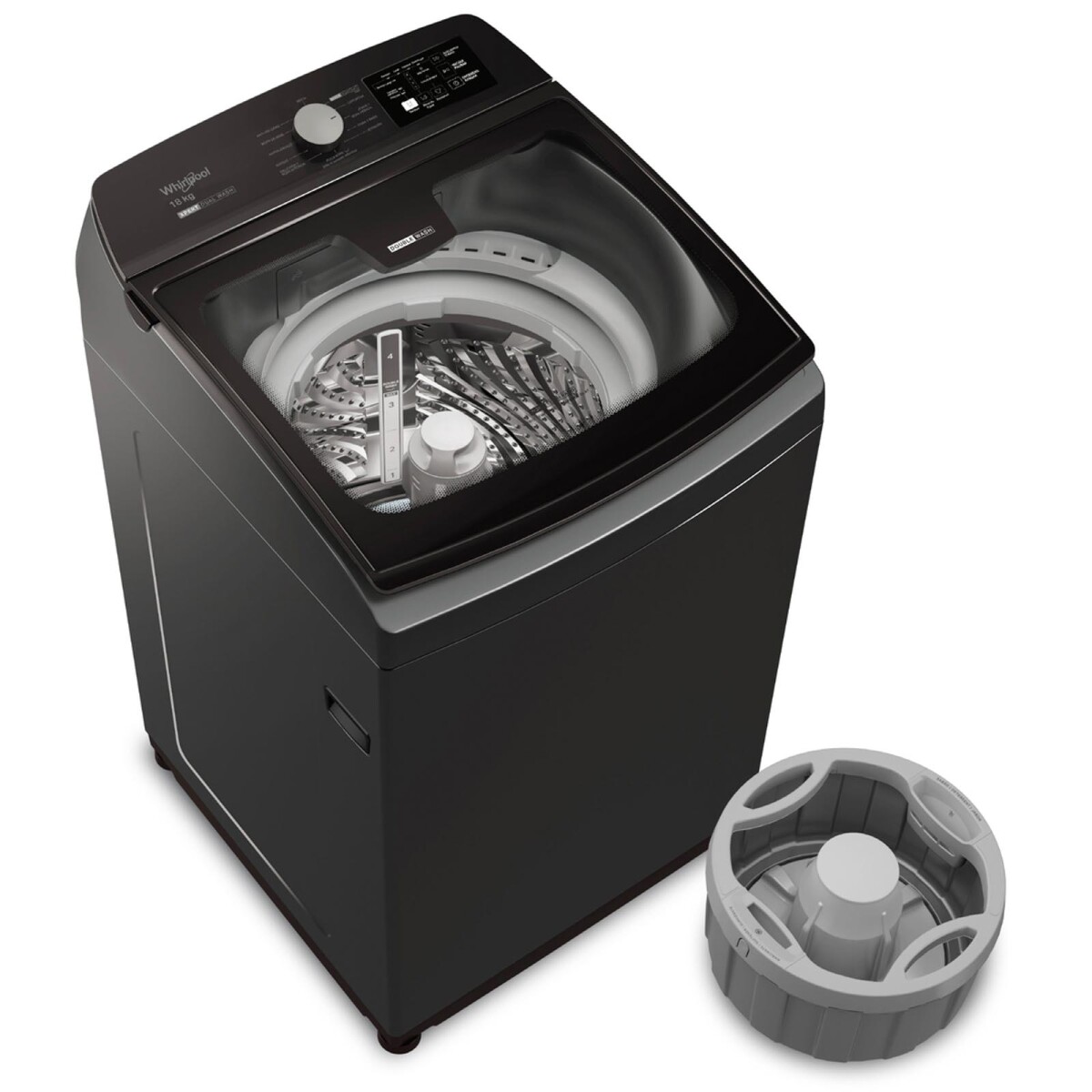 LAVARROPAS SUPERIOR - 18-KG GRIS WHIRLPOOL WWH18ATDEA 