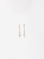 Pendientes Con Perlas dorado