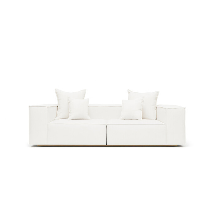 Sillón Luciana 3 Cuerpos White