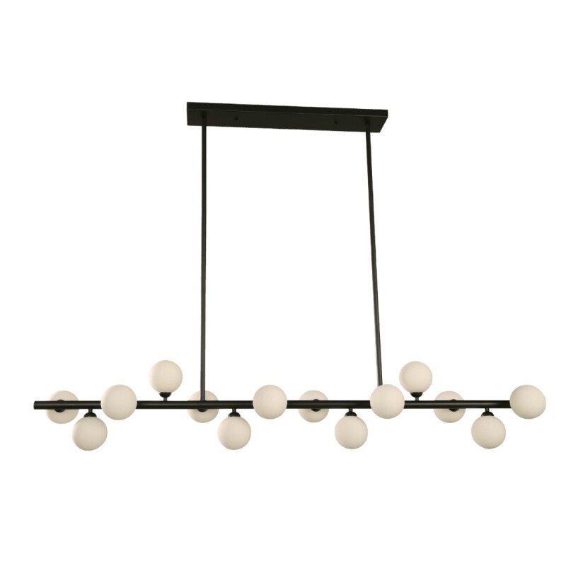 COLGANTE LINEAL 14L G9 PELOTAS NEGRO COLGANTE LINEAL 14L G9 PELOTAS NEGRO