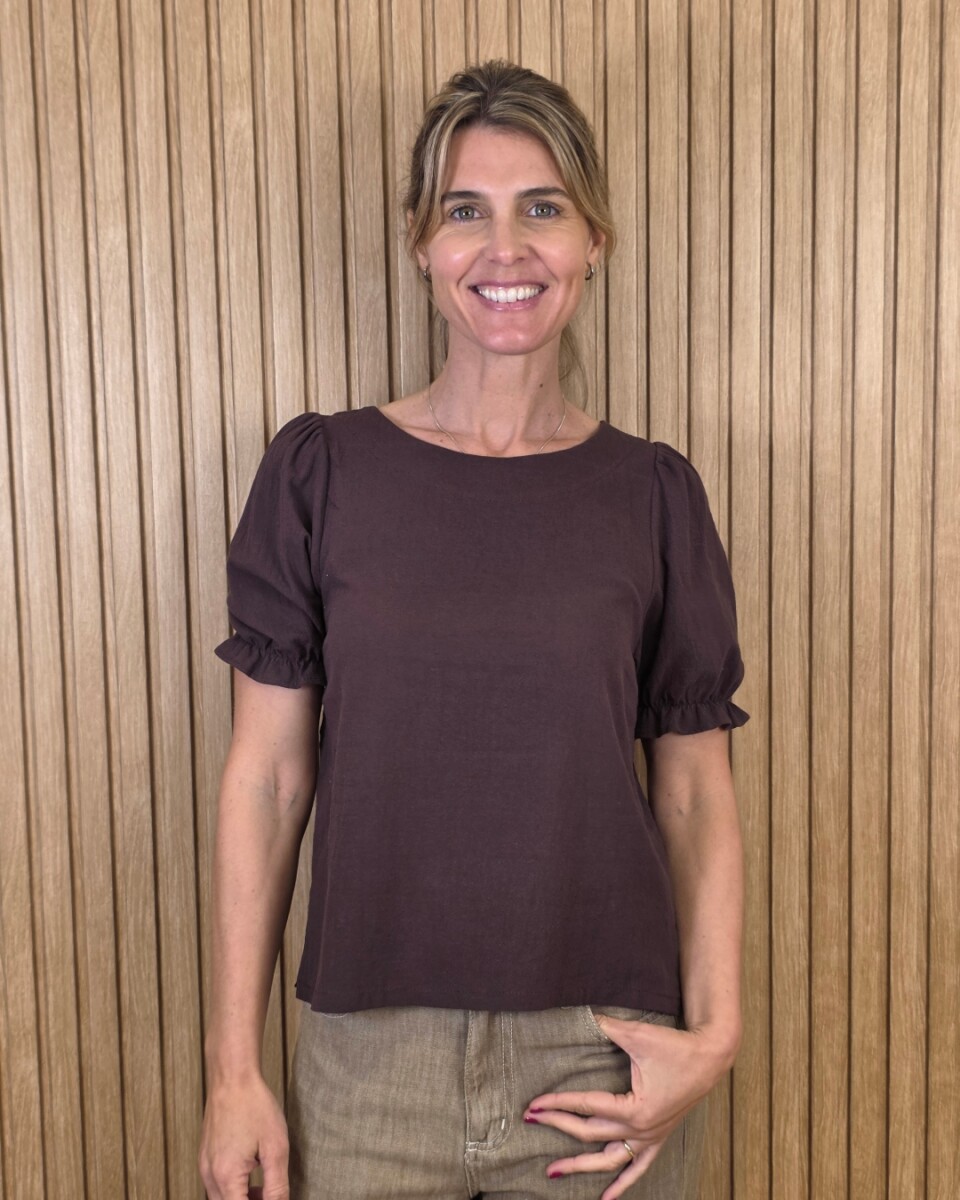 Blusa Sueca - Chocolate 