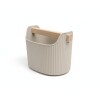 ORGANIZADOR PLAST BEIGE 18X10X12CM Unica