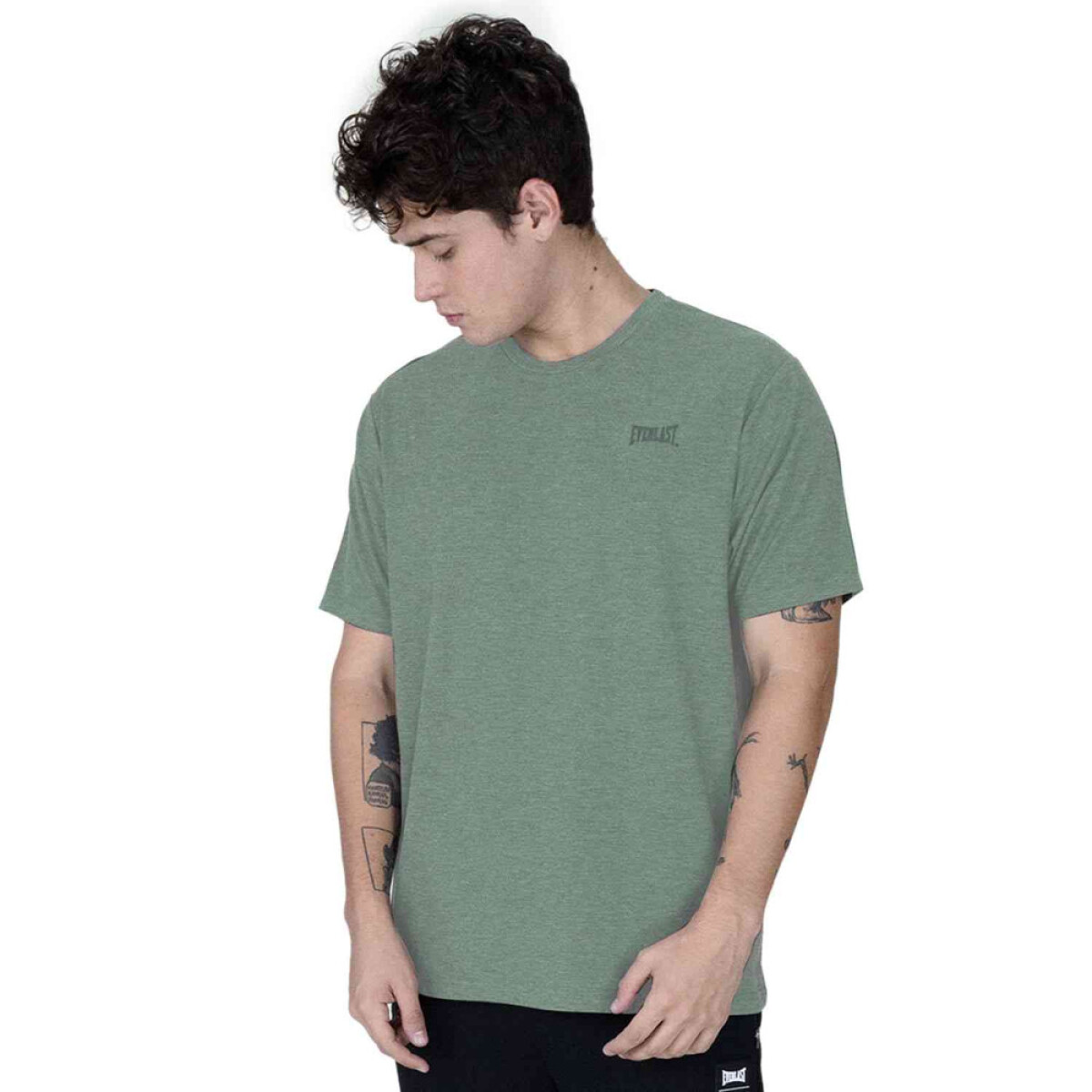 TSHIRT MEN POLY/VIS/SPX EVERLAST RISE II GN M6 XL - GREEN 
