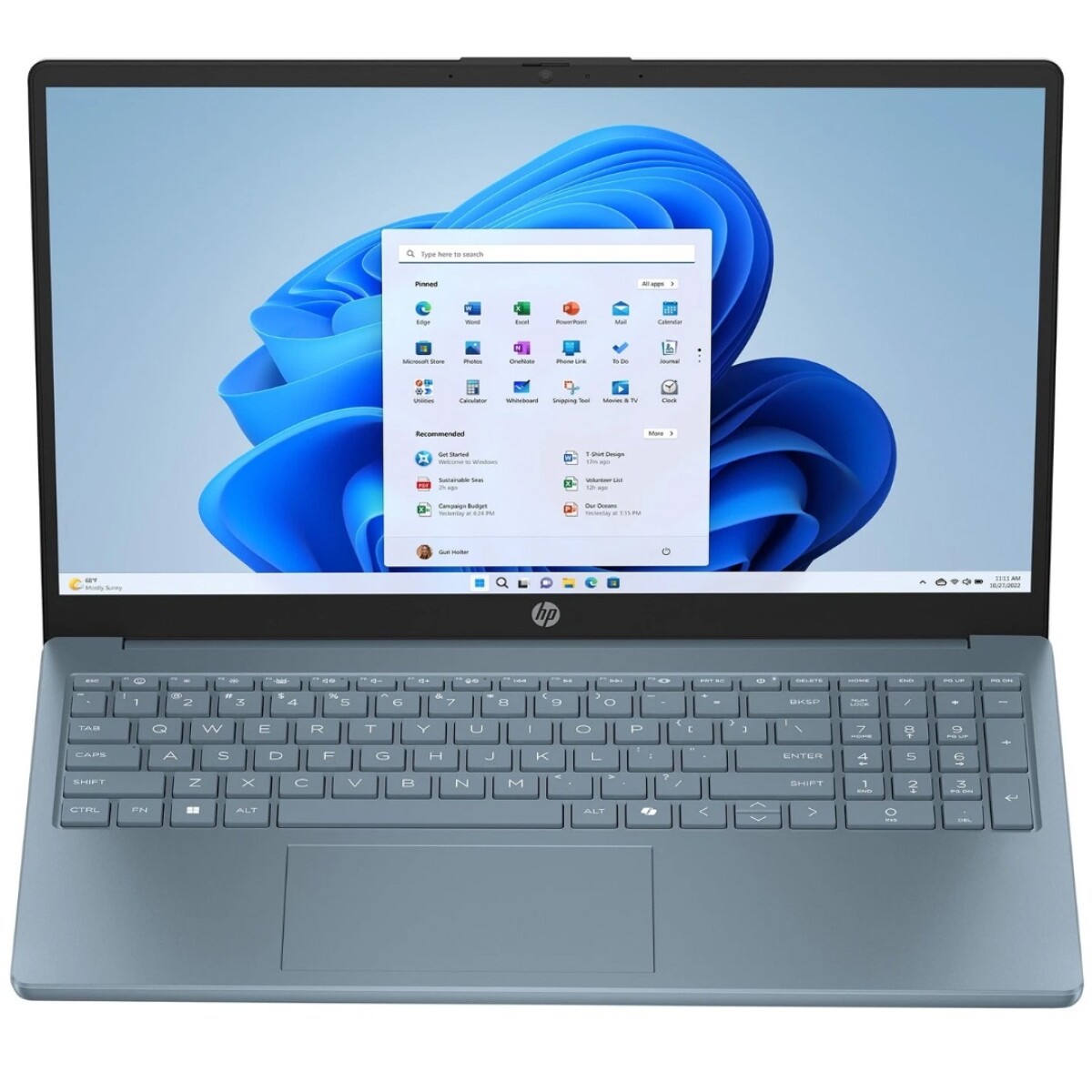 Notebook HP Pentium 3.7GHZ, 4GB, 128GB Ssd, 15.6", Win 11 