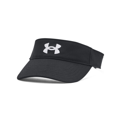 Women's UA Blitzing Visor-WHT BLK-001
