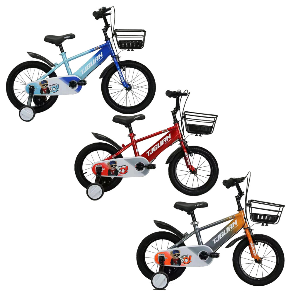 Bicicleta Infantil Rodado 12 Para Niños Con Rueditas Auxiliares Azul