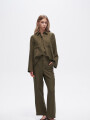 Pantalon Remina Verde Oliva Oscuro