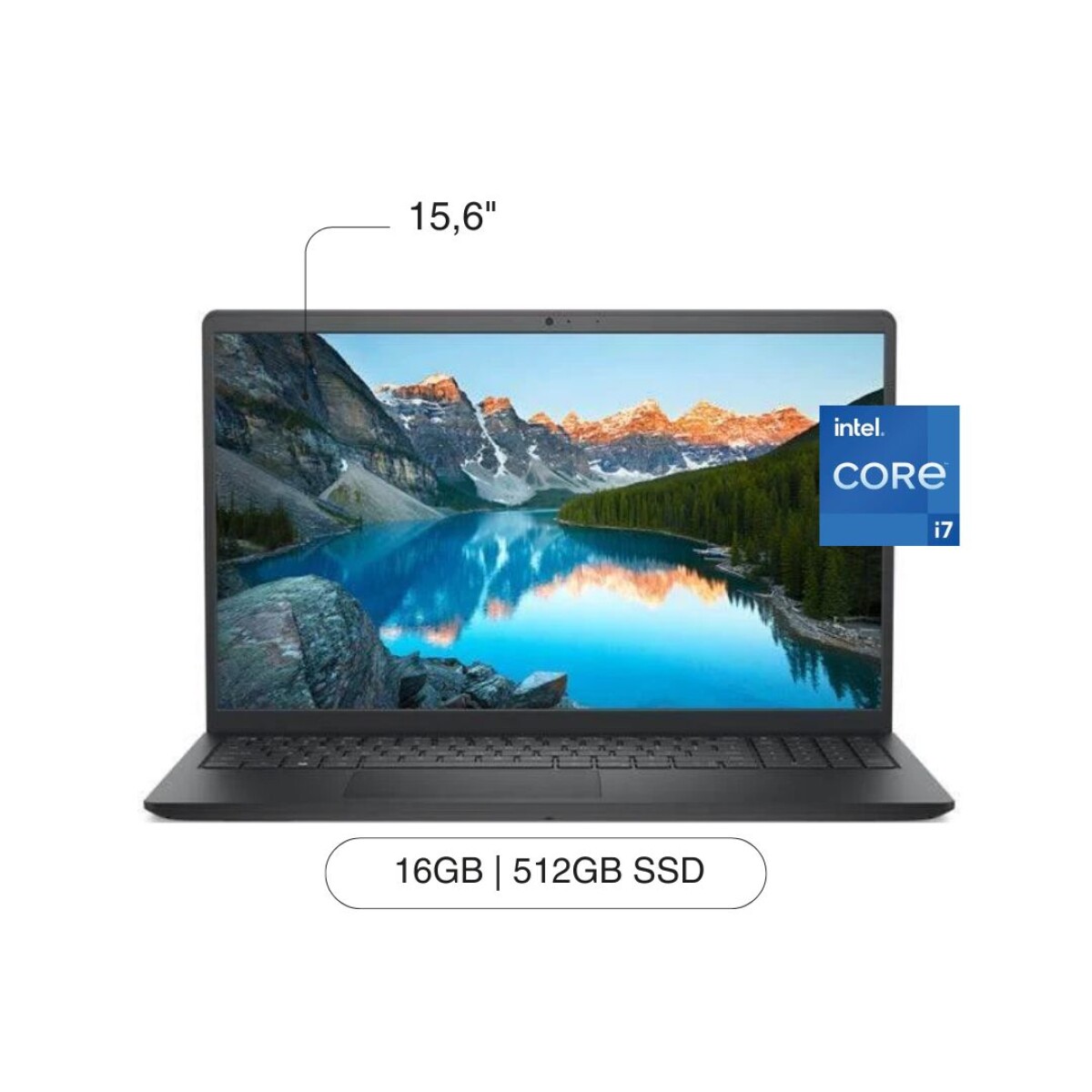Notebook DELL Inspiron 15 3520 15,6' FHD 512GB / 16GB RAM I7-1255U W11 