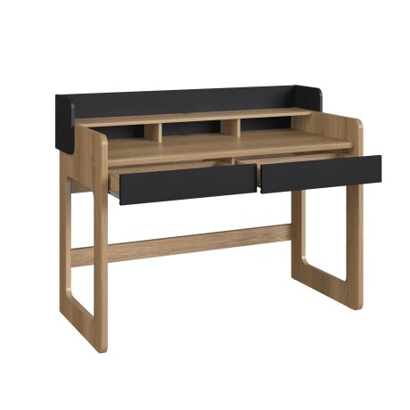 Escritorio Flexus 128 Negro y Madera