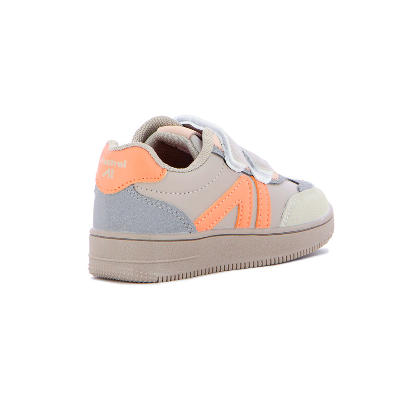Championes Austral Kids Light Beige Naranja Beige-naranja
