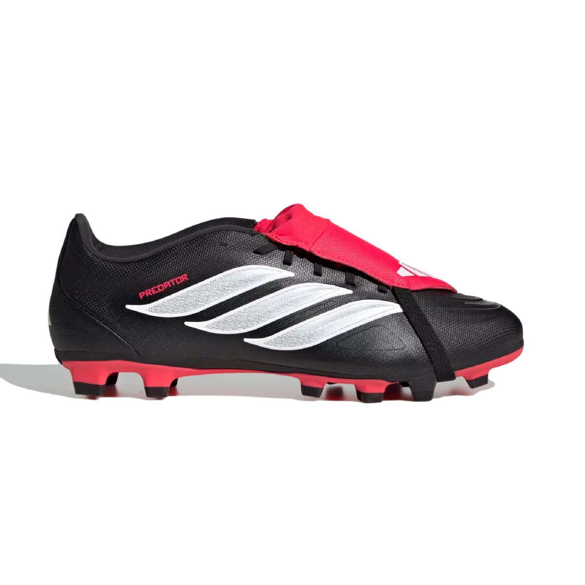 Championes adidas Predator Club FG/MG - Black & Red 