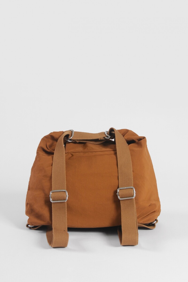 Hobo mochila de tela terracota