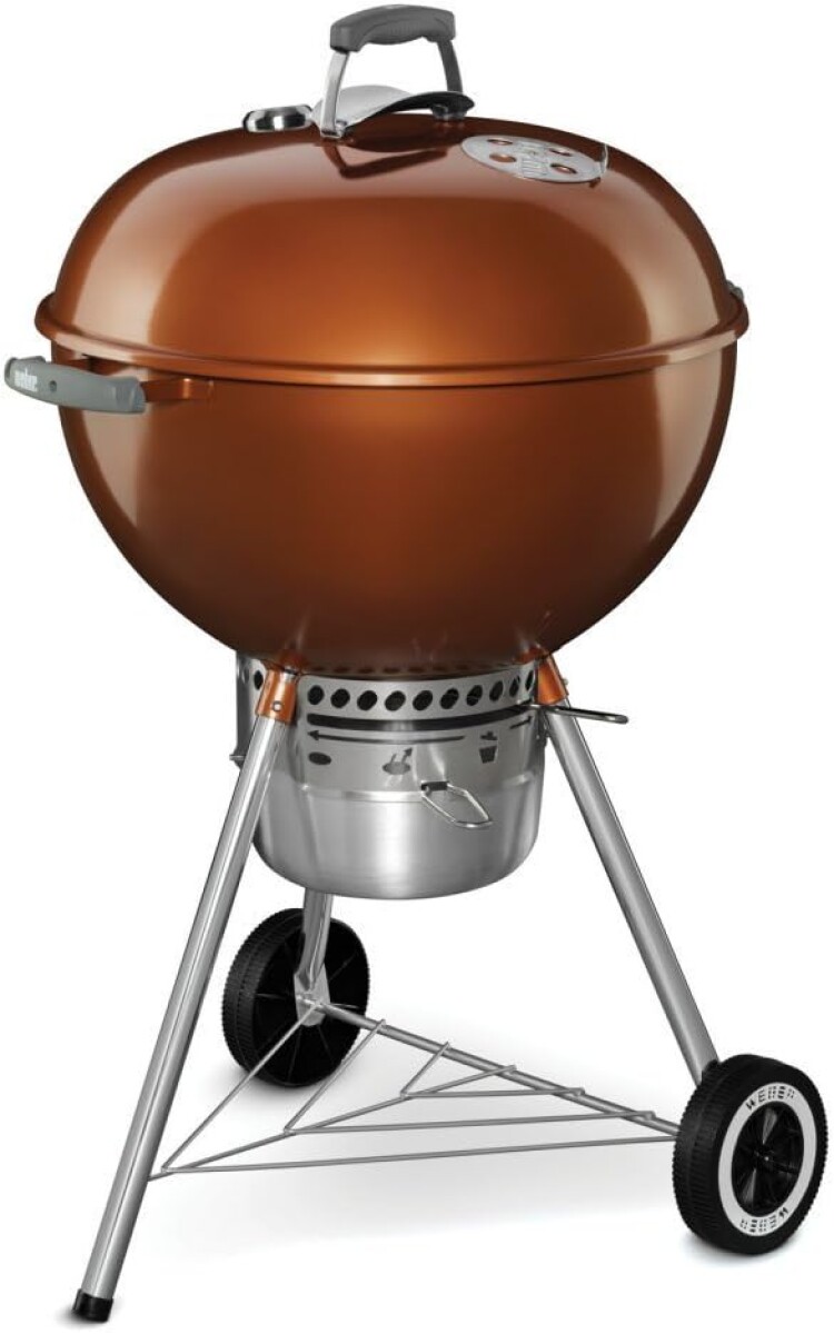 Parrilla Weber a carbón Kettle Premium 22" Dorada 