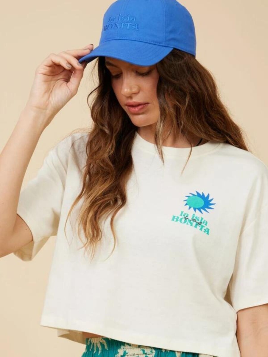 Remera Dama M/C C/Estam. Rusty - Blanco 