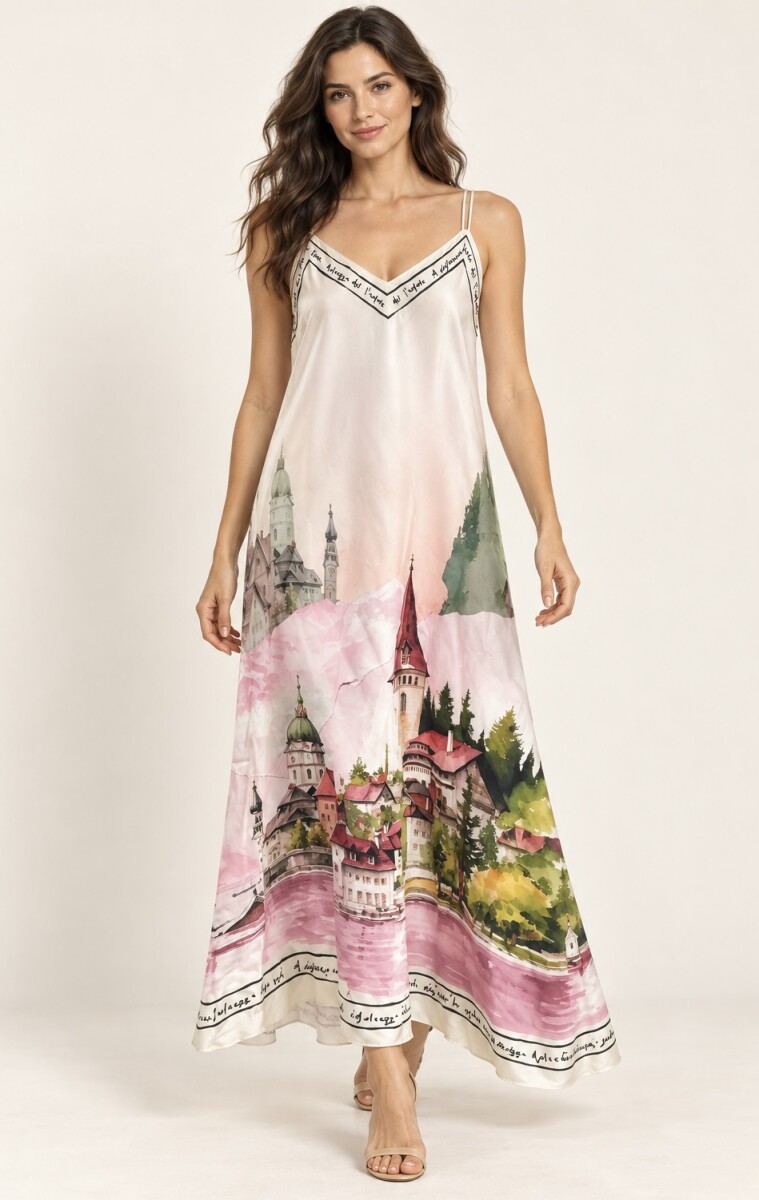 VESTIDO ITALY - ROSA 