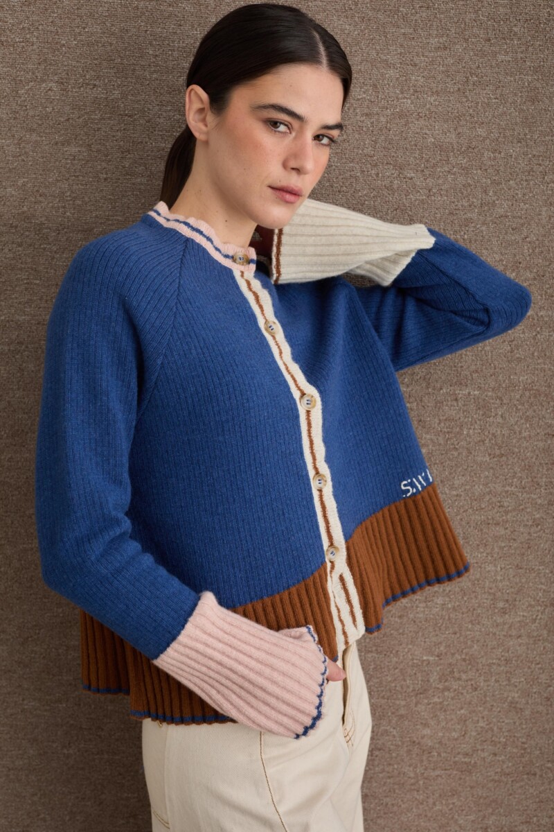 CARDIGAN JUMP Azul