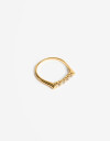 Anillos Chicos Strass Anillo De Acero Con Cubic Exclusive Edition - Dorado