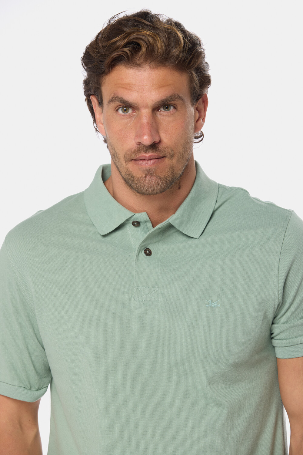 REMERA POLO PIQUE LISA Verde