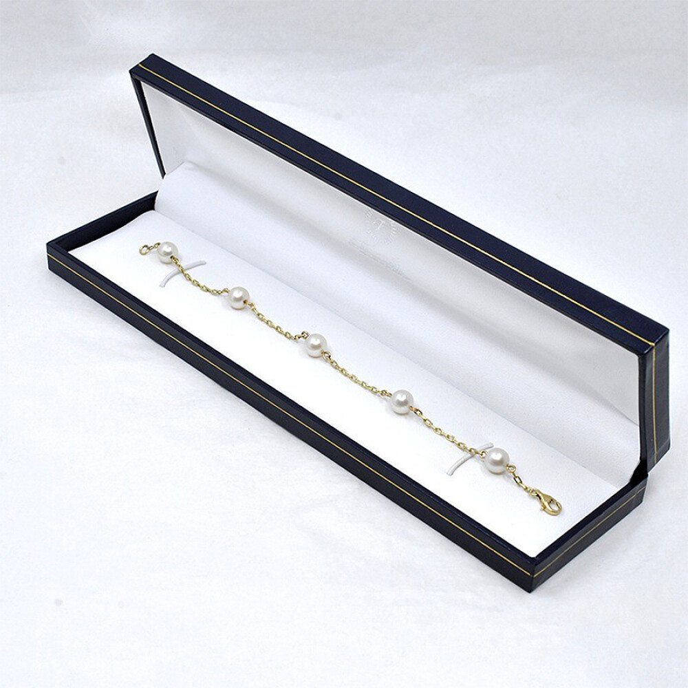 Pulsera En Oro 18K Y Perlas Pulsera En Oro 18K Y Perlas