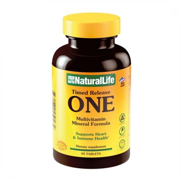 Multivitamínico ONE x 30 - Natural Life Multivitamínico ONE x 30 - Natural Life