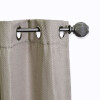 VARA METAL PLATA P/CORTINA 122-218CM Unica