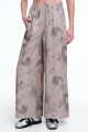 PANT RELAXED PRINT Gris